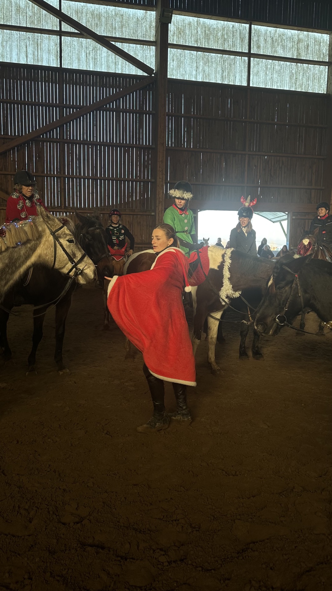 Soirée déguisée de Noël au manège